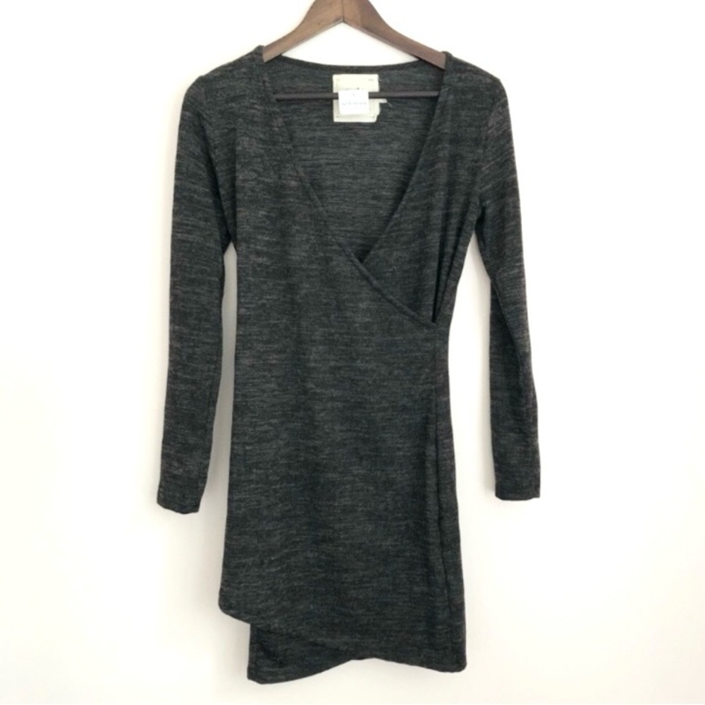 NWT Faux Wrap Asymmetrical Knit Dress